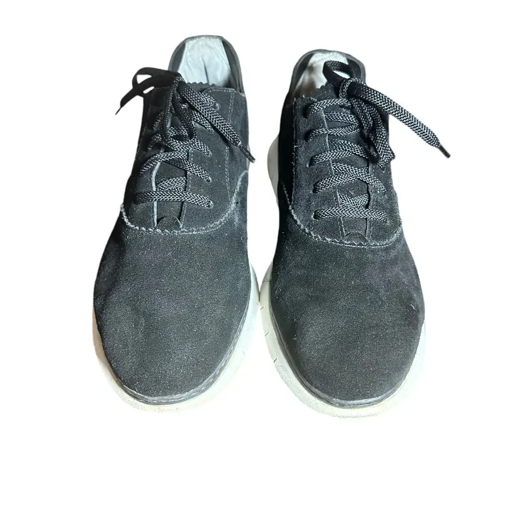 Vionic black suede Taylor Sneakers size 11 comfort support sporty